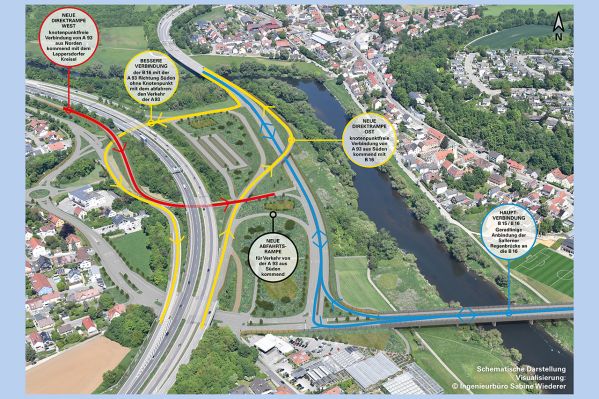 Karte: Übersicht Nordspange