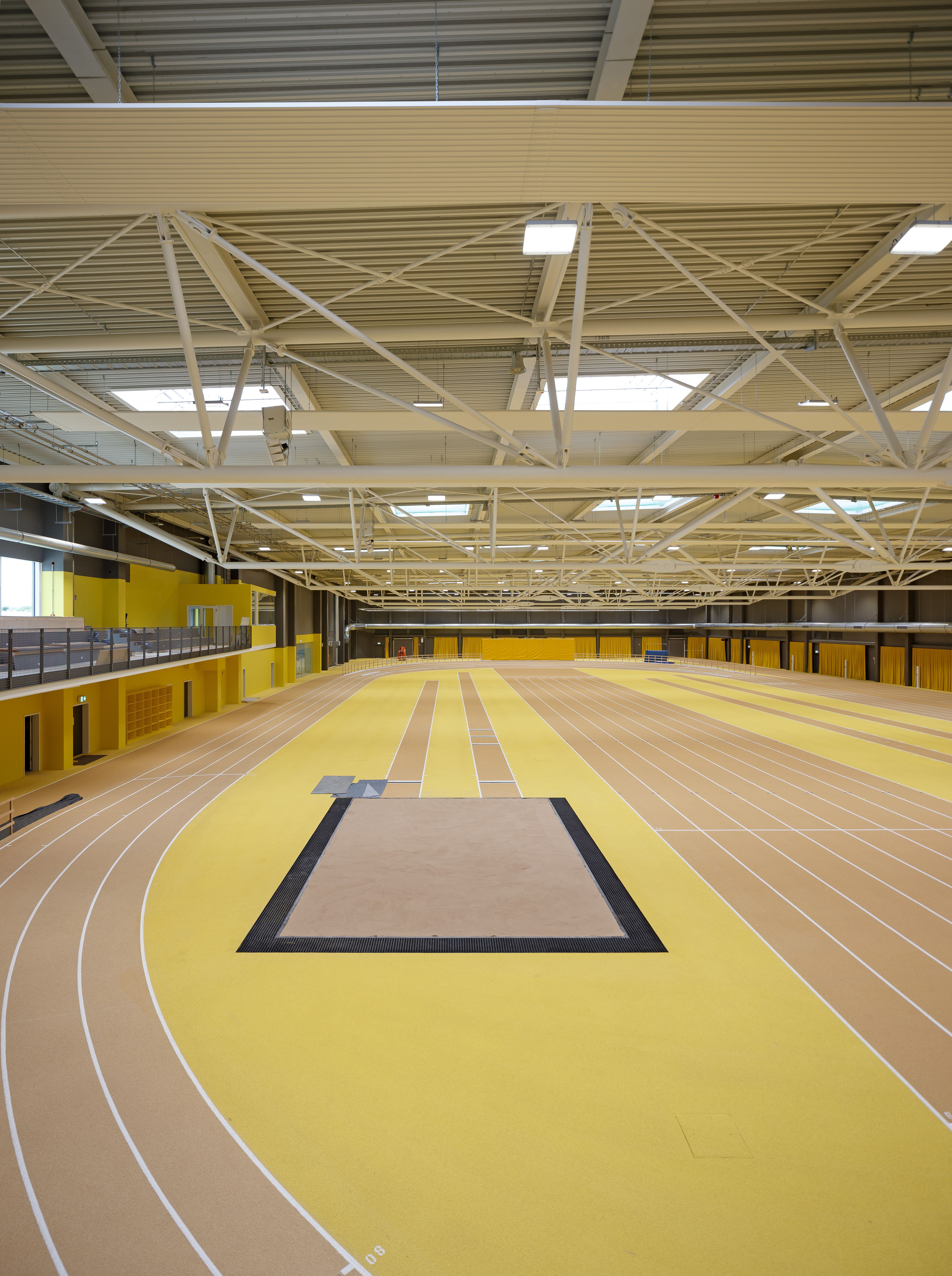 Fotografie: Leichtathletikhalle im Sportpark Ost