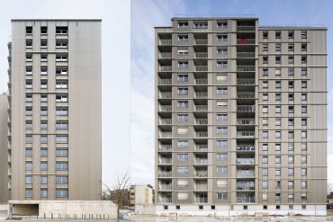 Fotografie - Architekturpreis 2024, Wohnhochhaus mit Photovoltaik-Fassade -Anerkennung