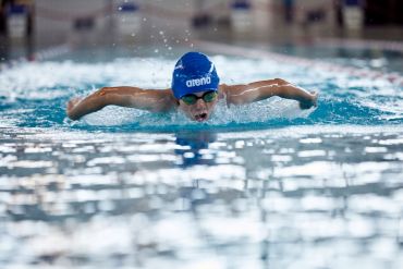 Fotografie: Jan Krause beim Schwimmen