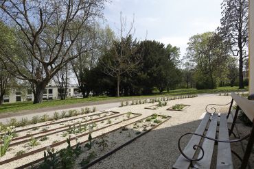 Der Barockgarten orientiert sich an hochherrschaftlichen Vorbildern.