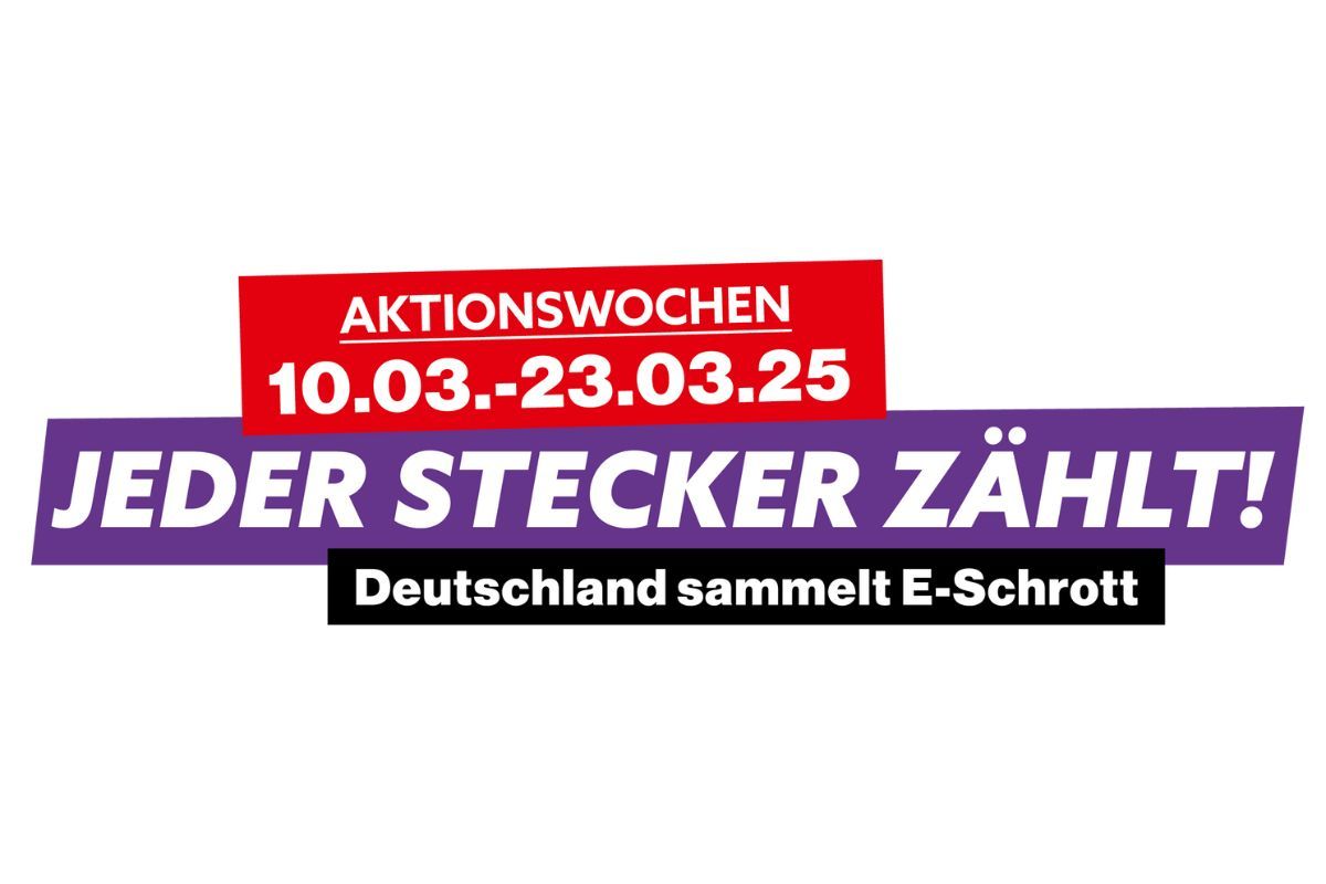 Am 10. März 2025, startet die zweiwöchige Aktion „Jedes Kabel zählt! Deutschland sammelt E-Schrott“.