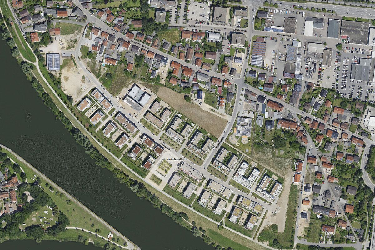Luftbild Cityview 2015 Baugebiet „An der Holzgartenstraße“
