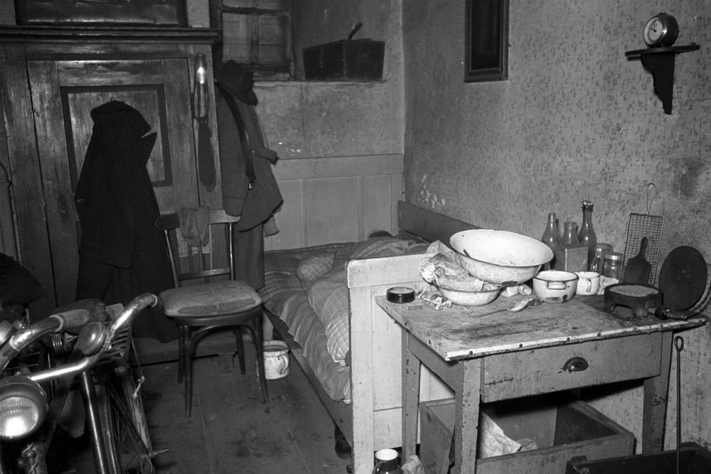 Die Wohnsituation in Regensburg war nach heutigen Maßstäben teilweise noch sehr schlecht 