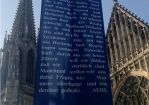 Fahnengedicht "Dom" © A. Ehl