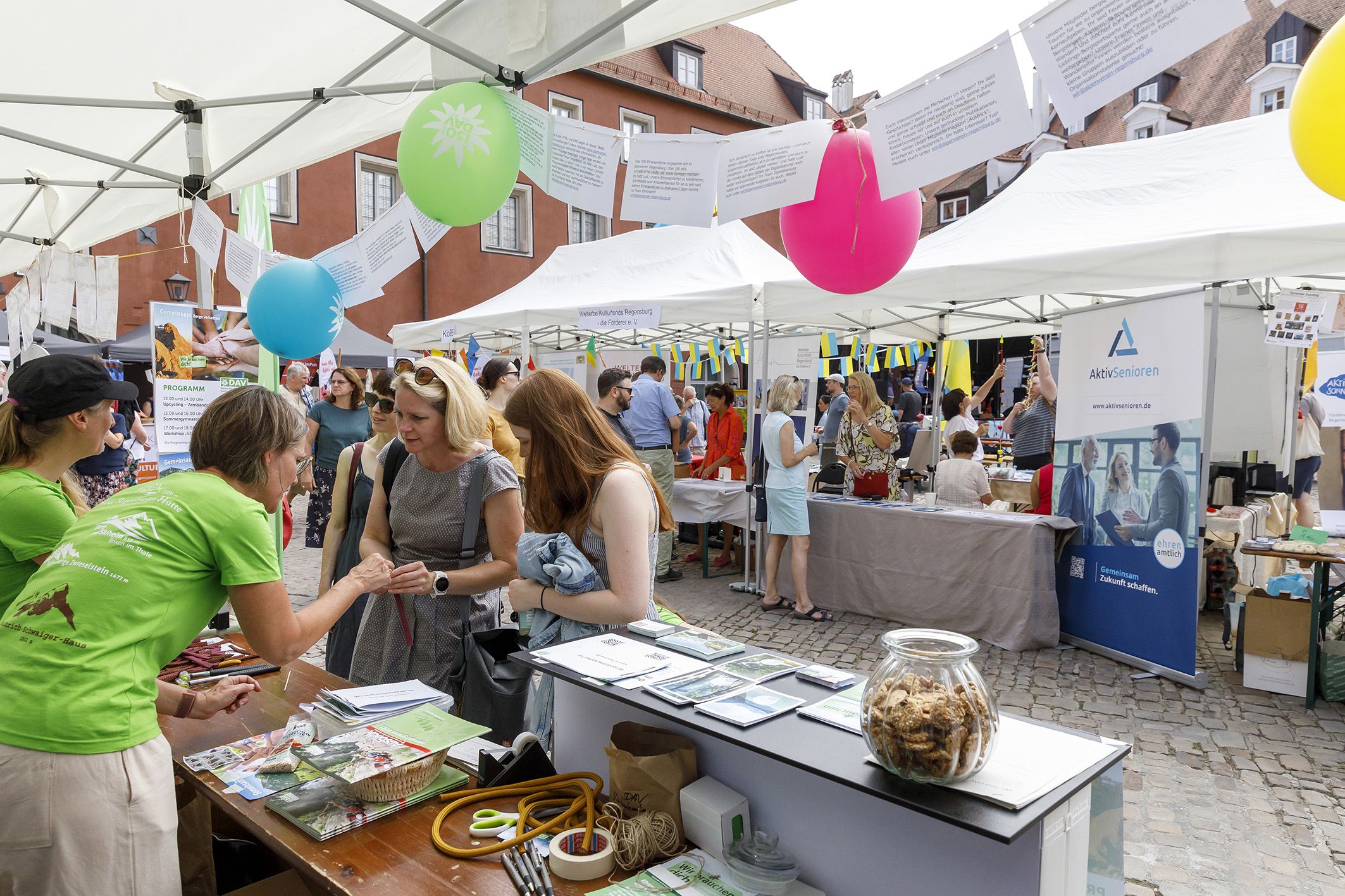 Fotografie: Stände auf der Ehrenamtsmesse