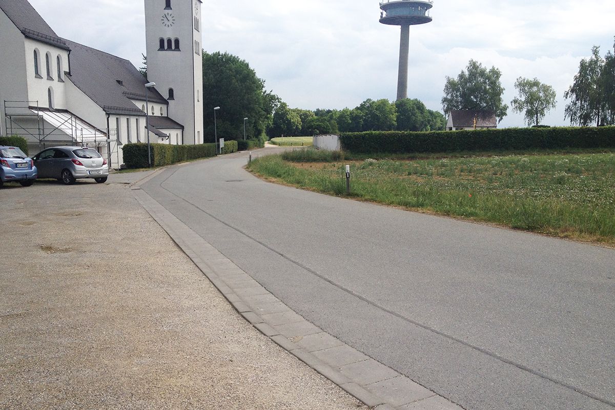 Wolframstraße vor dem Ausbau