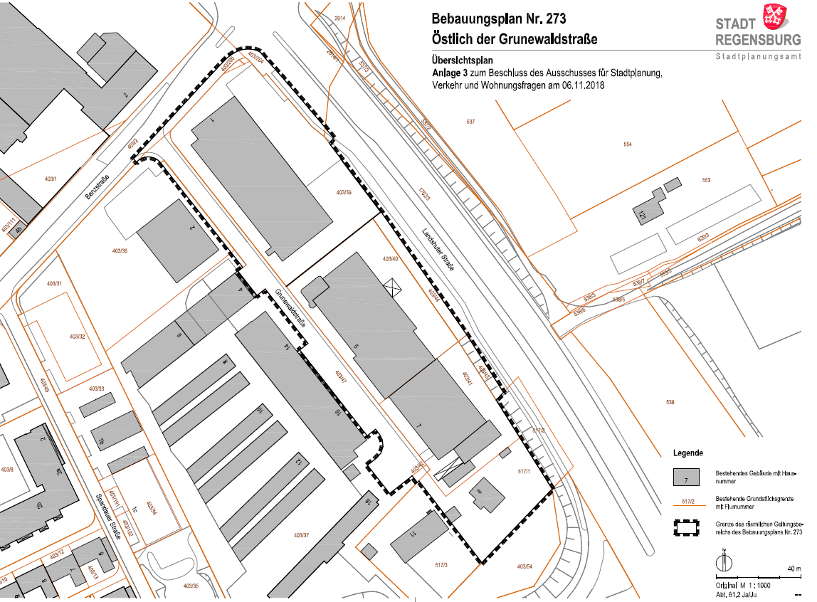 B-Plan 273 - Grundewaldstraße