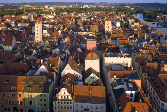 Fotografie - Stadtansicht Regensburg