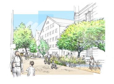 Visualisierung: Obermünsterviertel