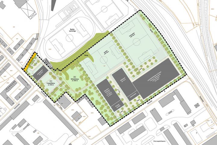 Bauplan-Vorentwurf - Neuer Technischer Bereich (C) Stadtplanungsamt Stadt Regensburg Bauplan-Vorentwurf - Neuer Technischer Bereich