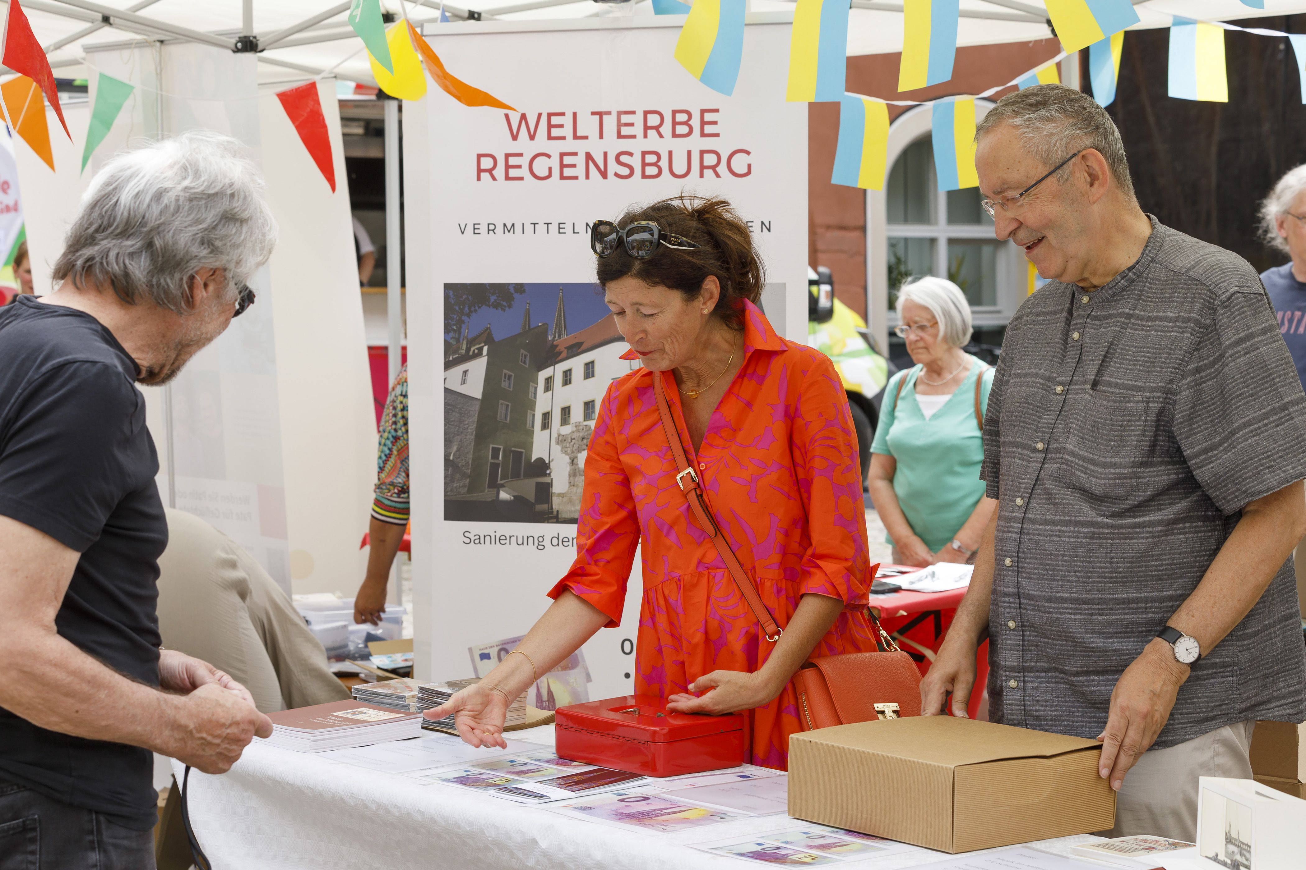 Ehrenamtsmesse Stand von Welterbe Regensburg