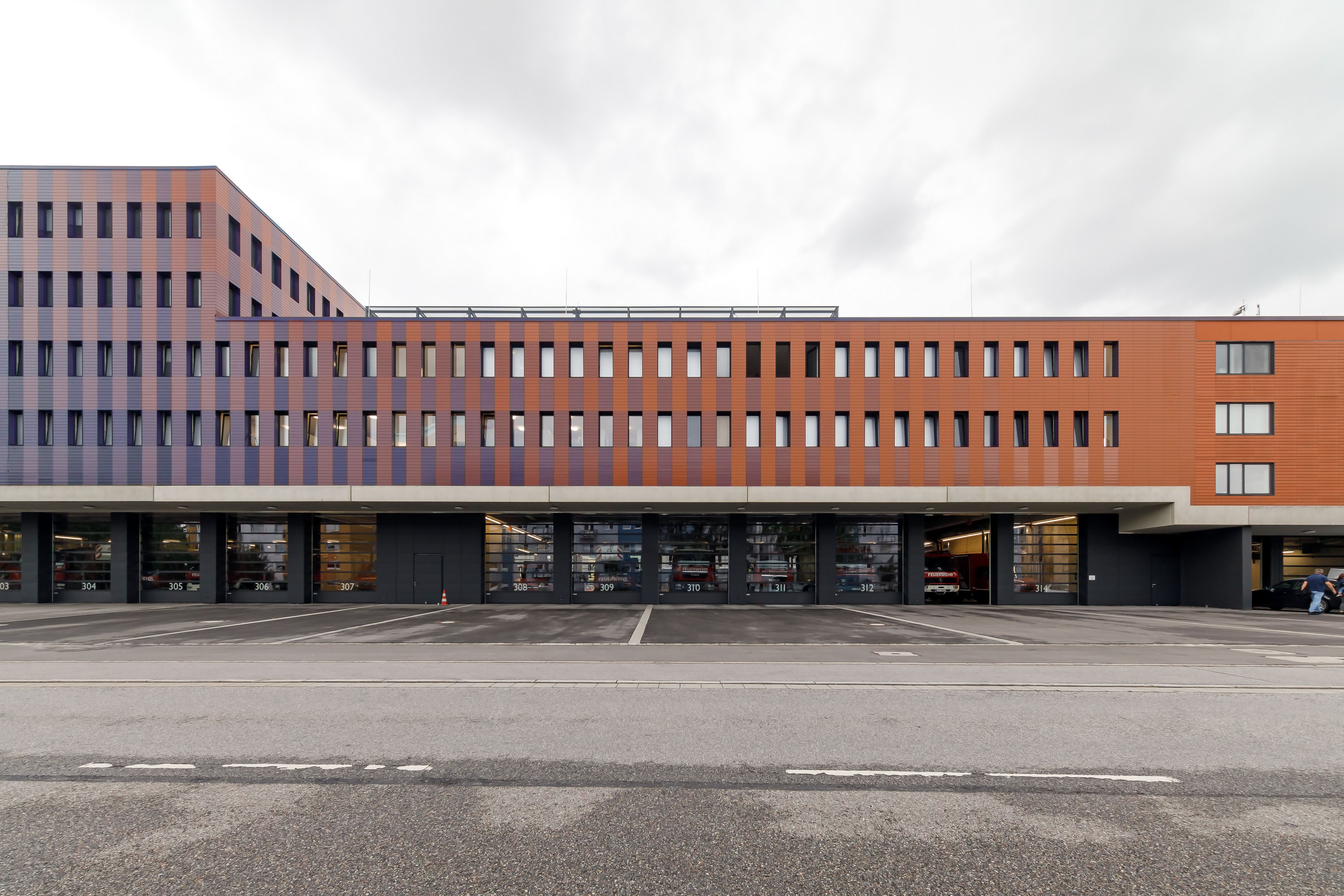 Fotografie: Farbverlauf an der Nordfassade
