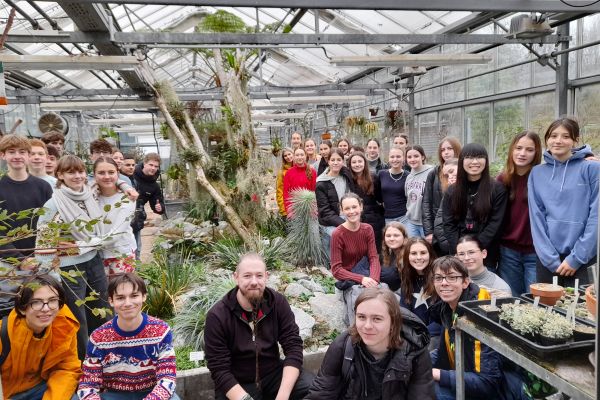 Exkursion botanischer Garten
