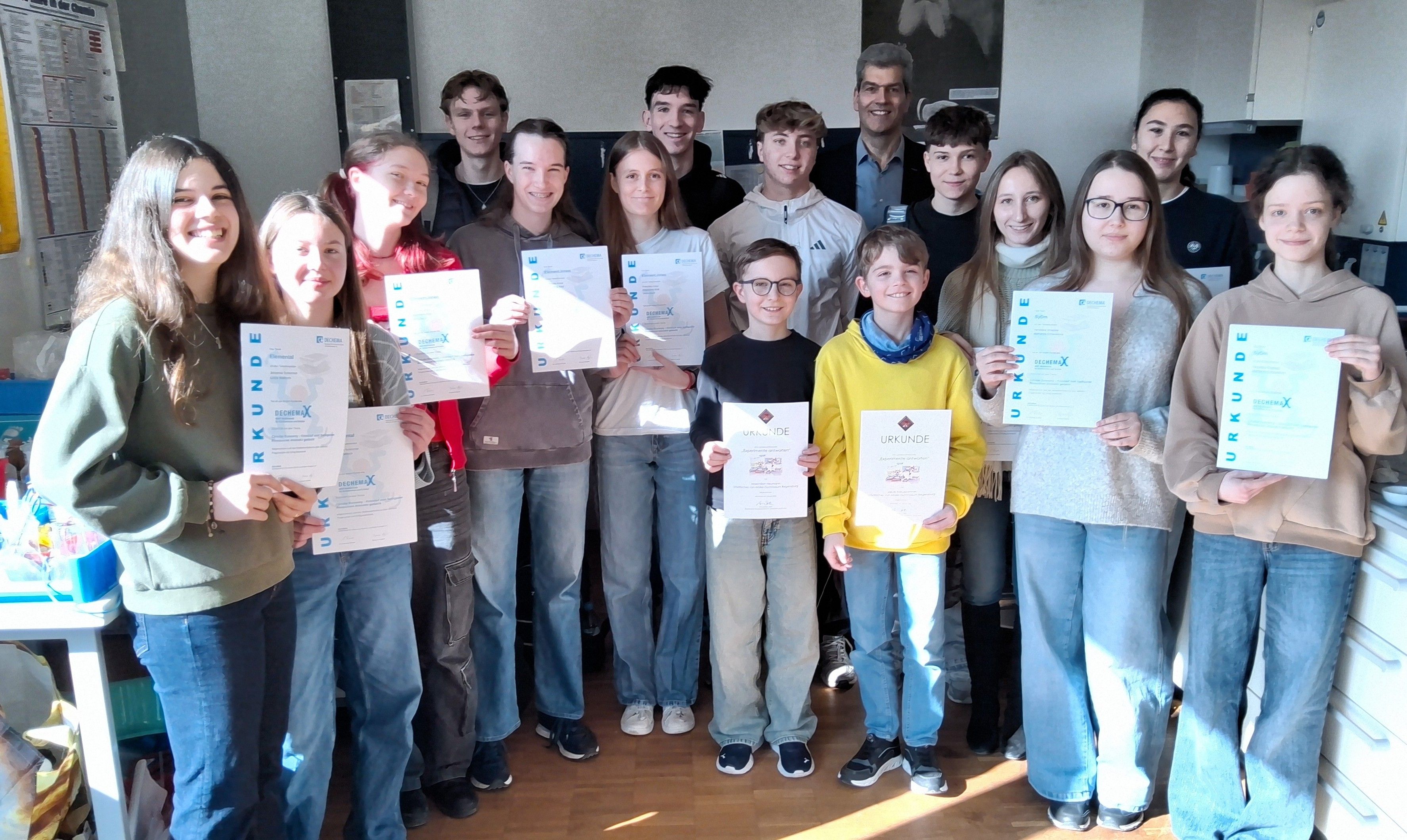 Urkundenübergabe in C-Vorbereitung