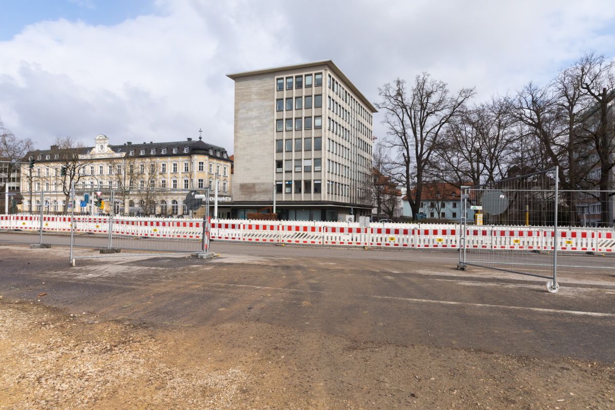 Fotografie - Rückbau der Stellplätze am Ernst-Reuter-Platz