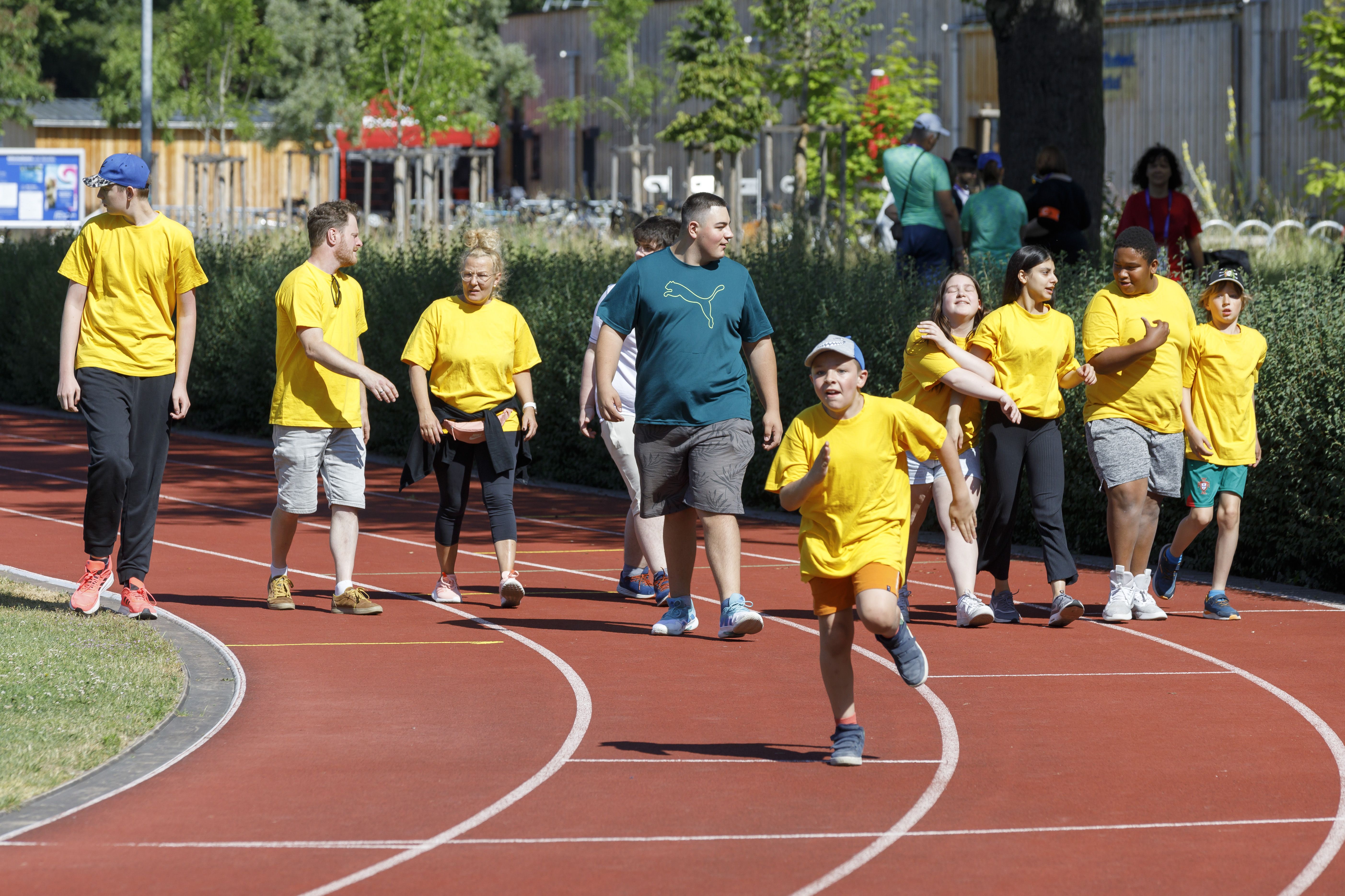 Fotografie: Trainieren auf der Sportanlage