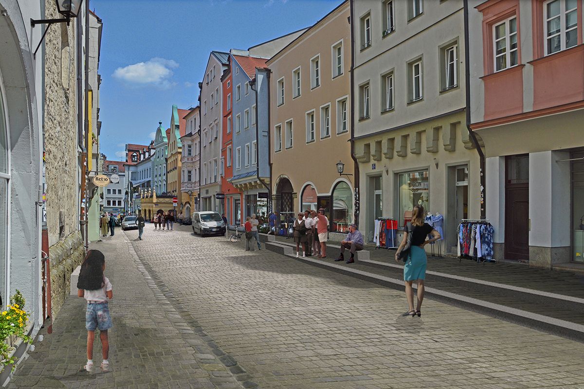Wahlenstraße - Blickrichtung Nord