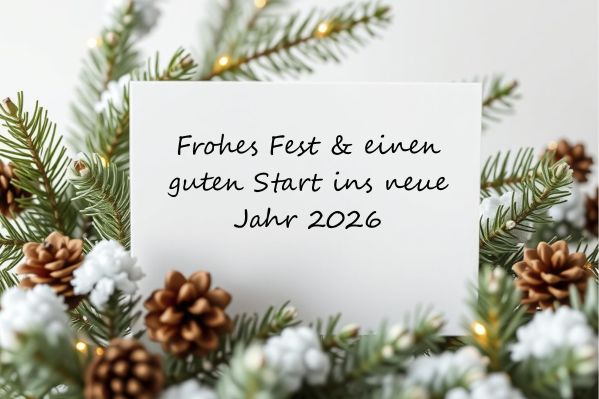 Frohes Fest und einen guten Rutsch ins Jahr 2026