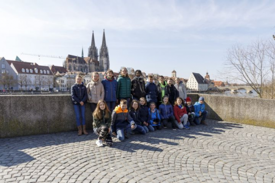 Fotografie – Mitglieder des Kinderbeirates (C) Bilddokumentation Stadt Regensburg
