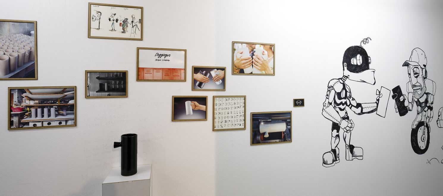 Fotografie - Bierkrug-Ausstellung in der kleinsten Galerie