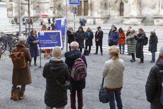 Fotografie – Tag gegen Gewalt an Frauen 2022 (C) Bilddokumentation Stadt Regensburg