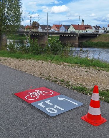 Fotografie – Anbringung der Markierung der rr01