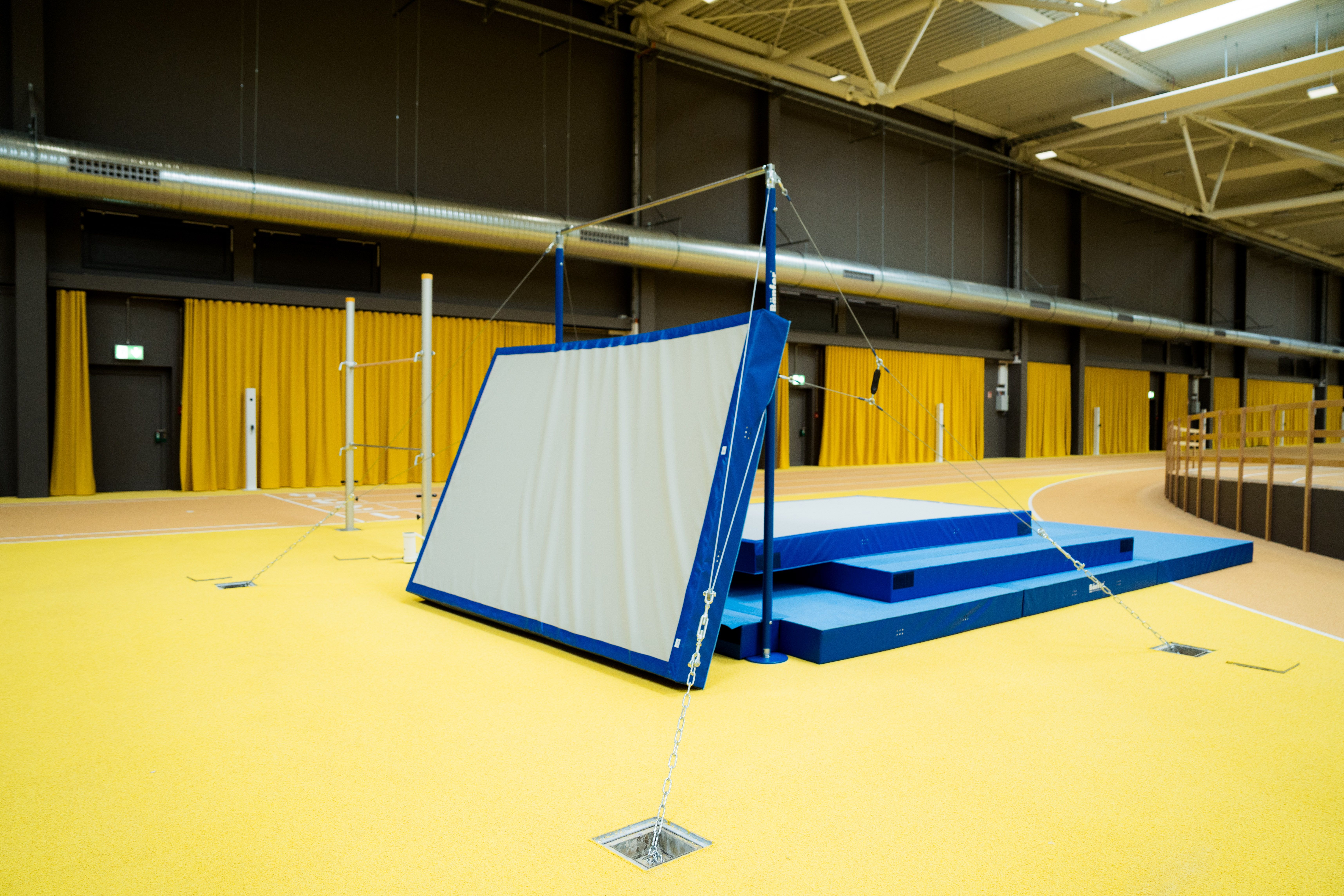Fotografie: Sprungmatten im Sportpark Ost