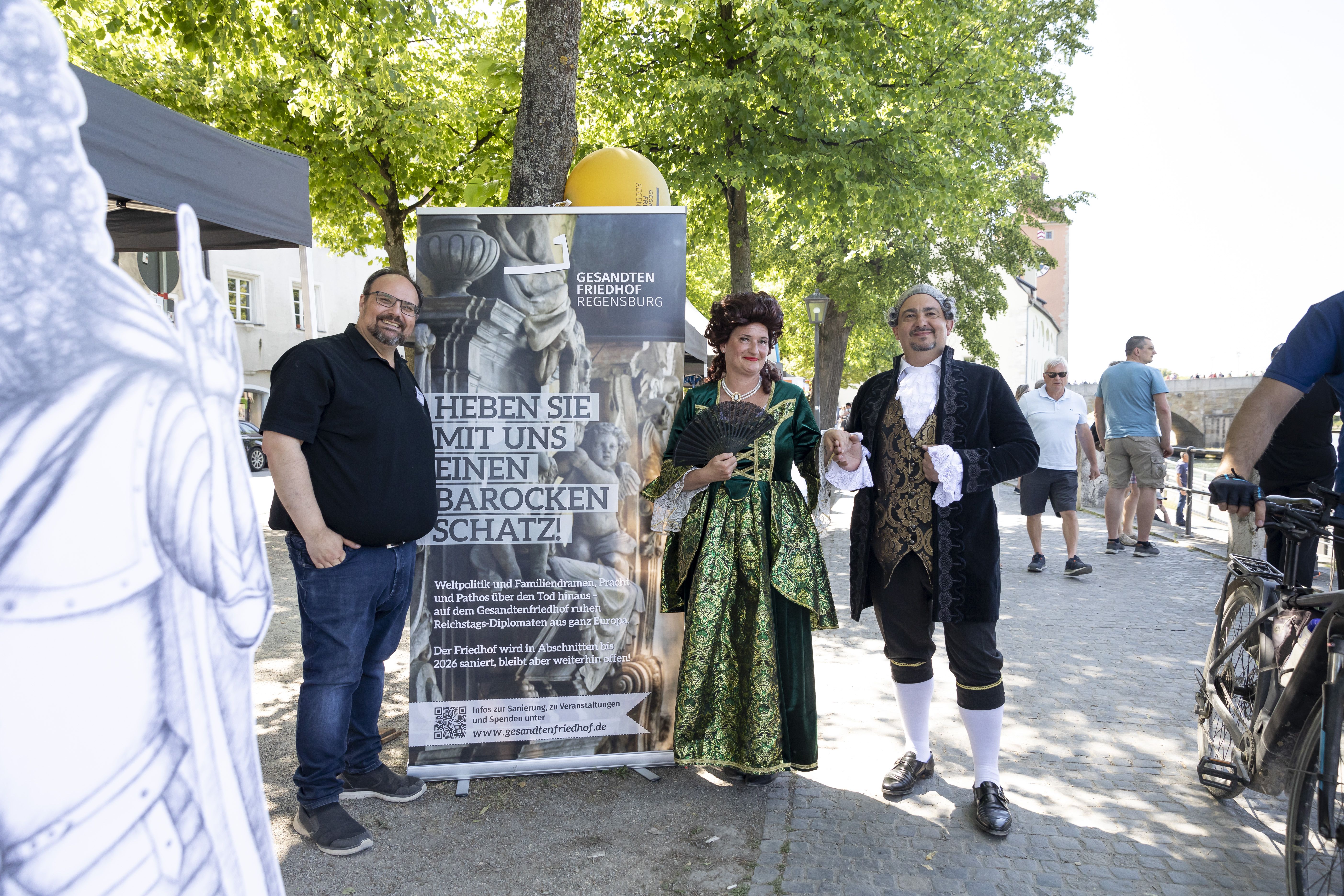 Welterbetag 2023: Donau (Er)leben: Welterbemeile am Marc-Aurel-Ufer 12: Gesandtenfriedhof