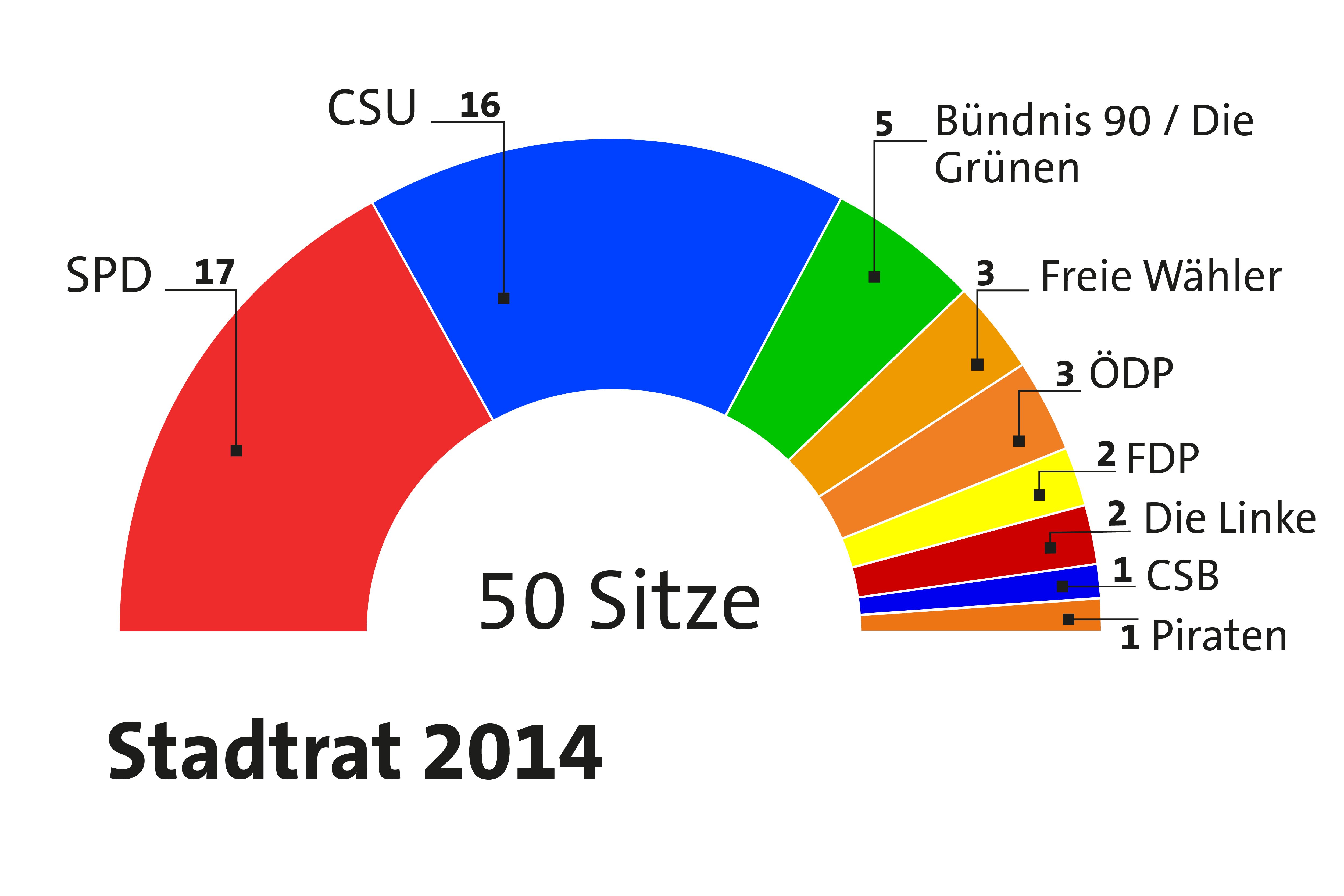 So sah der Stadtrat im Mai 2014 aus.