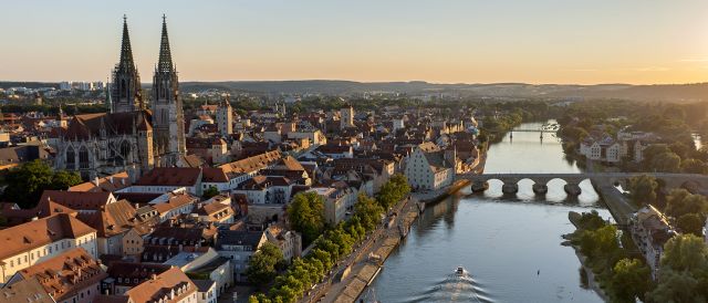 Fotografie - Blick von oben auf die Altstadt
