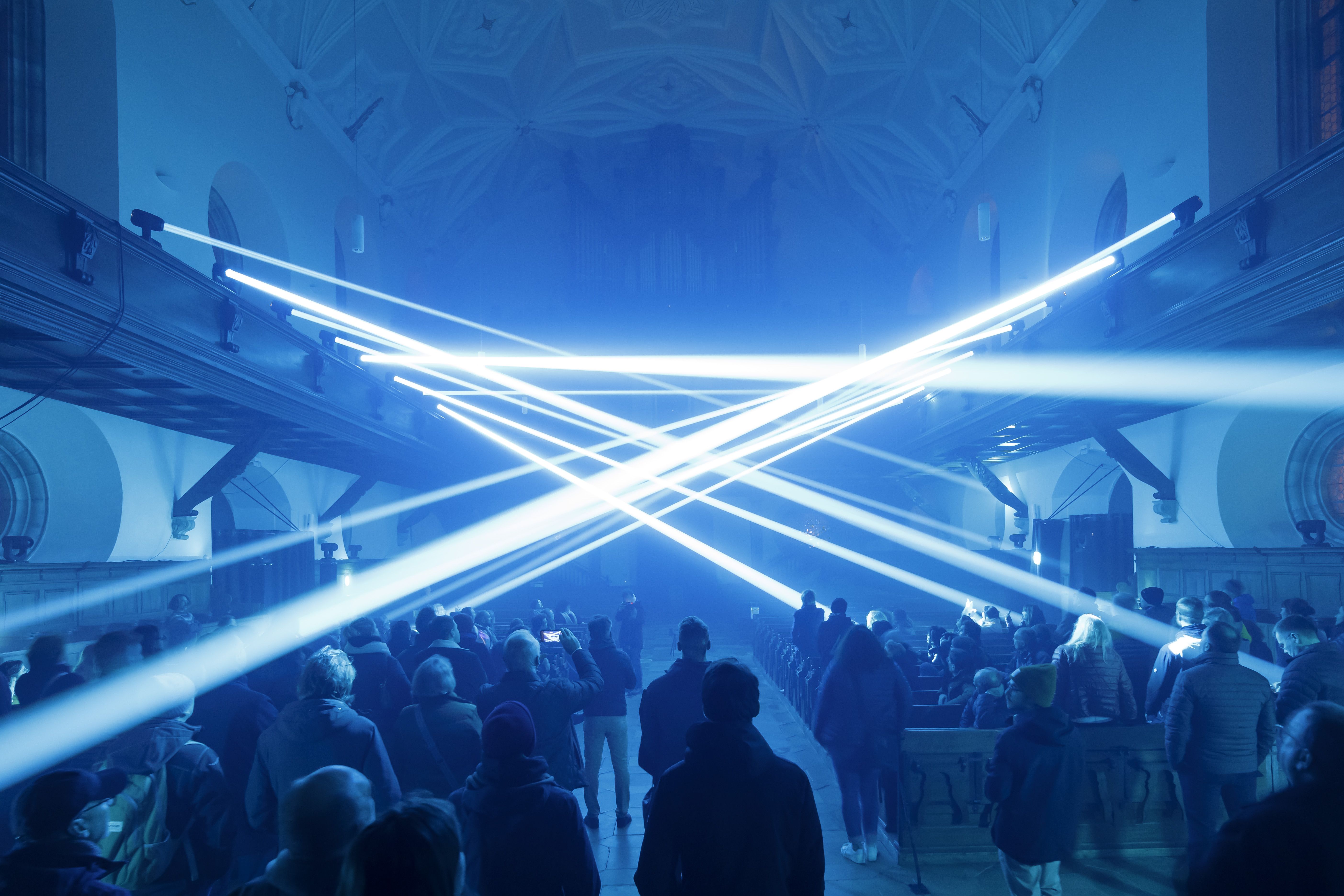Fotografie: RE.LIGHT in der Dreieinigkeitskirche