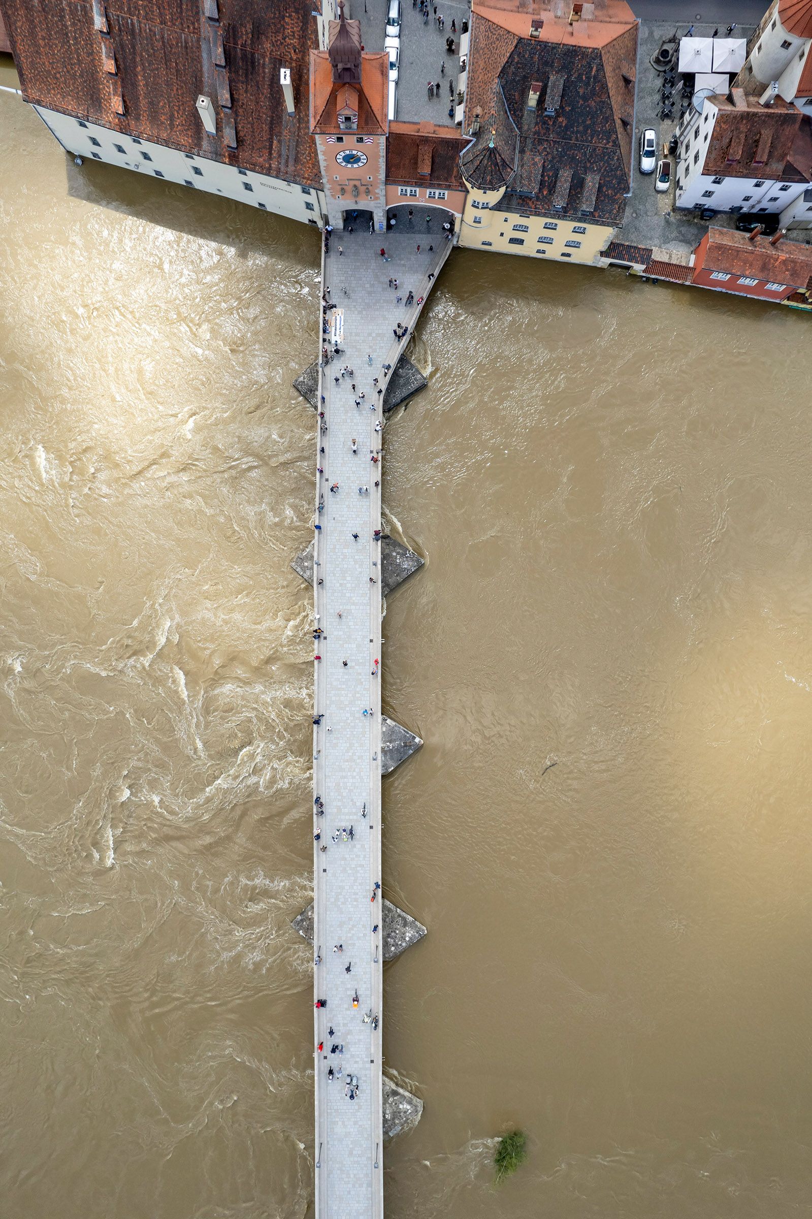 Hochwasser Luftbild