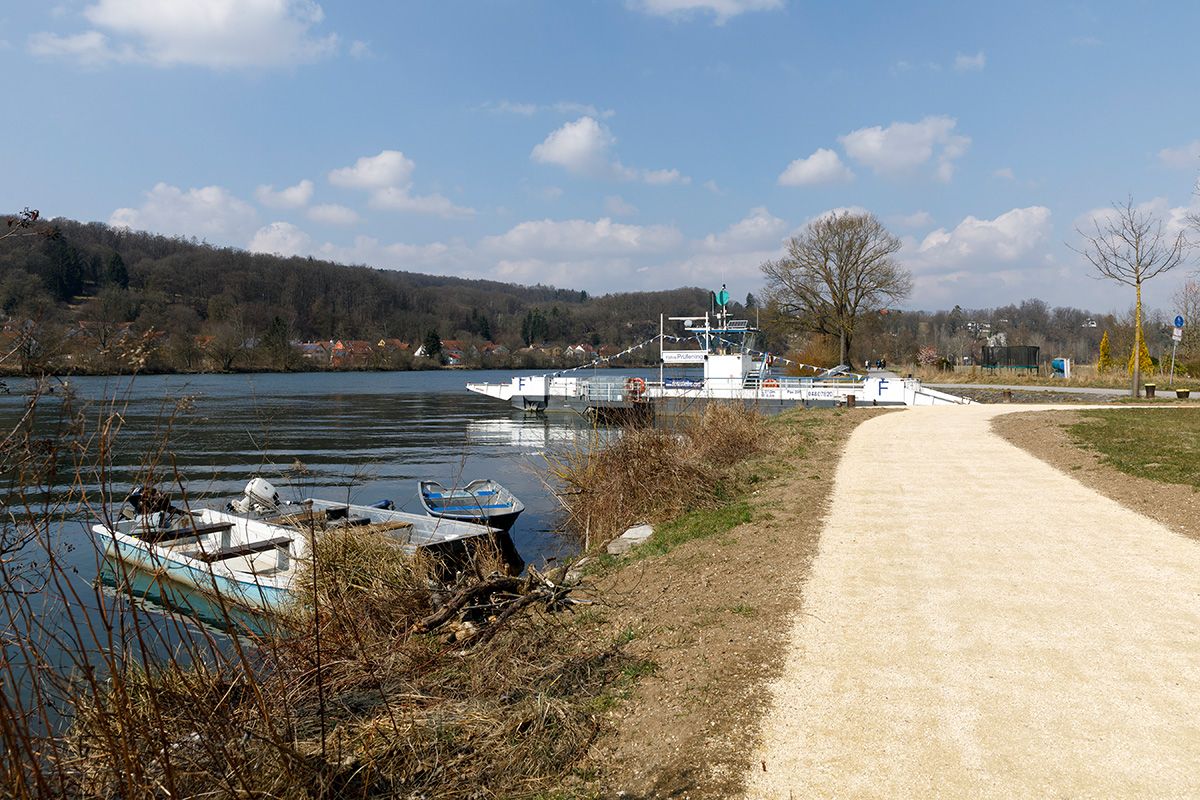 Fotografie - Donaufähre in Prüfening