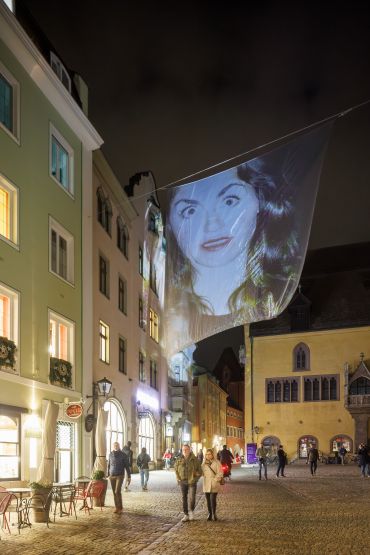 Fotografie der Installation