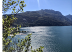 Blick auf das Nordufer - Riva und Torbole