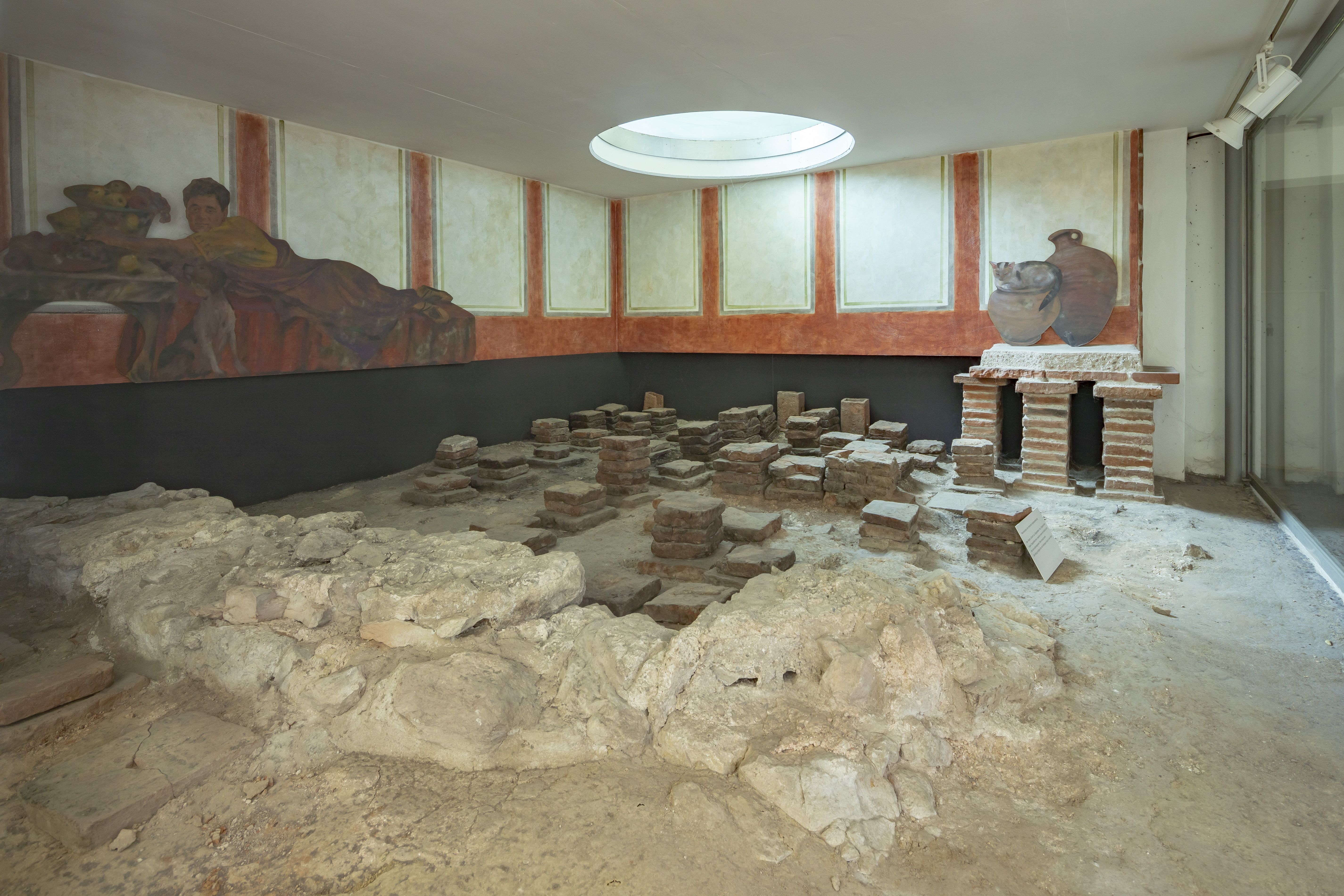 Hypocaustheizung Velodrom